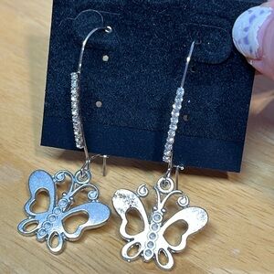 New Up cycle dangle earrings